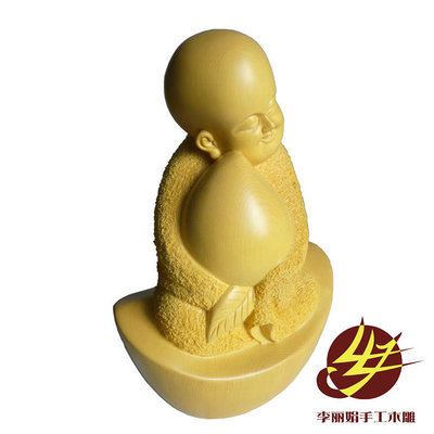 特价清仓桧木雕工艺品礼品家居摆件汽车摆件摆件桧木荷叶沙弥图片,特价清仓桧木雕工艺品礼品家居摆件汽车摆件摆件桧木荷叶沙弥图片大全,嘉鱼县李丽娟木雕手工作坊-8-